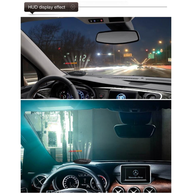 A1 2.0 inch Car GPS HUD Head Up Display Vehicle-mounted Security System, Support Speed & Real Time & Altitude & Over Speed Alarm & Compass & MPH & Auto Sleeping & KM & Satellite Signal - Head Up Display System by PMC Jewellery | Online Shopping South Africa | PMC Jewellery | Buy Now Pay Later Mobicred