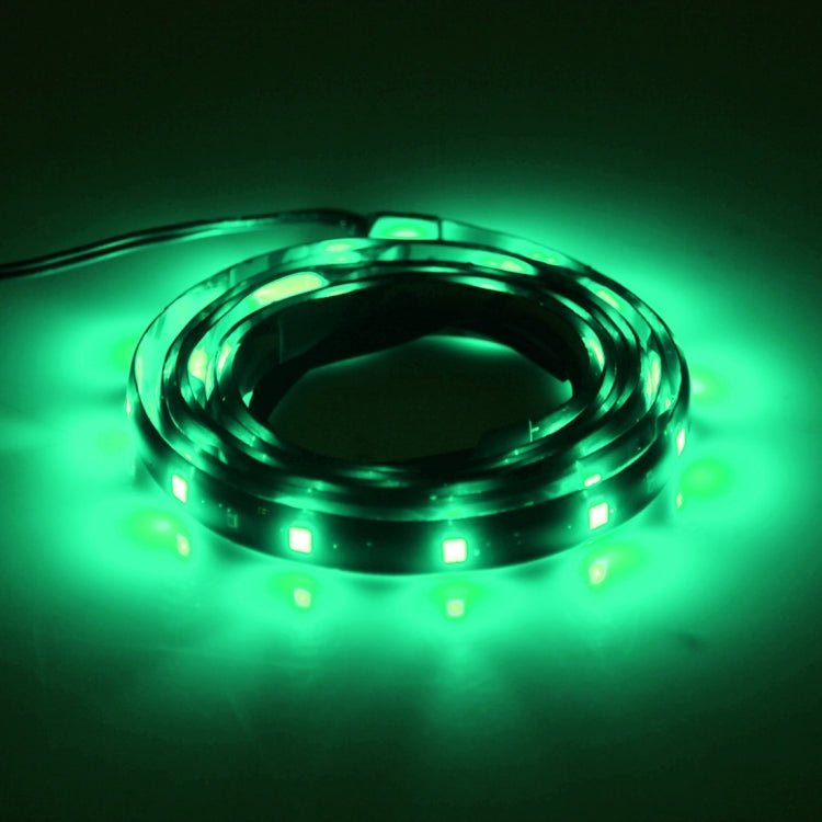 10 PCS 30cm 15 LED Waterproof Flexible Car Strip Light, DC 12V(Green Light) - Decorative Lights by PMC TechLife | Online Shopping South Africa | PMC TechLife | Buy Now Pay Later Mobicred