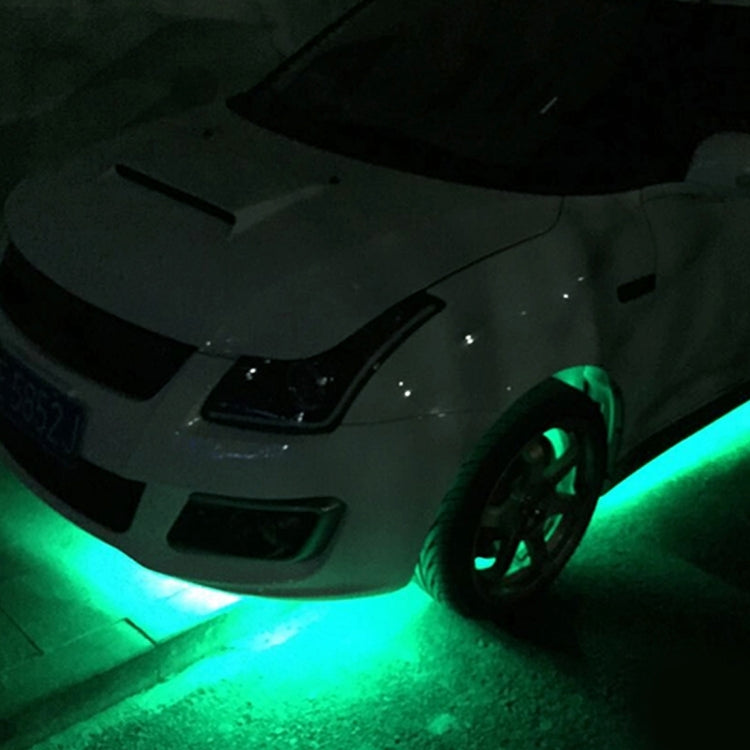 10 PCS 30cm 15 LED Waterproof Flexible Car Strip Light, DC 12V(Green Light) - Decorative Lights by PMC TechLife | Online Shopping South Africa | PMC TechLife | Buy Now Pay Later Mobicred