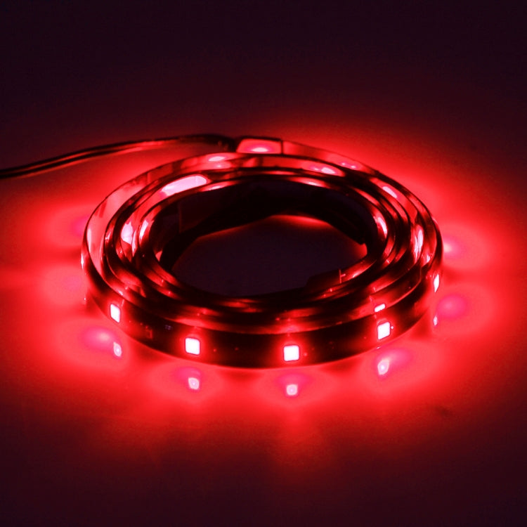 10 PCS 60cm 30 LED Waterproof Flexible Car Strip Light, DC 12V(Red Light) - Decorative Lights by PMC Jewellery | Online Shopping South Africa | PMC Jewellery | Buy Now Pay Later Mobicred