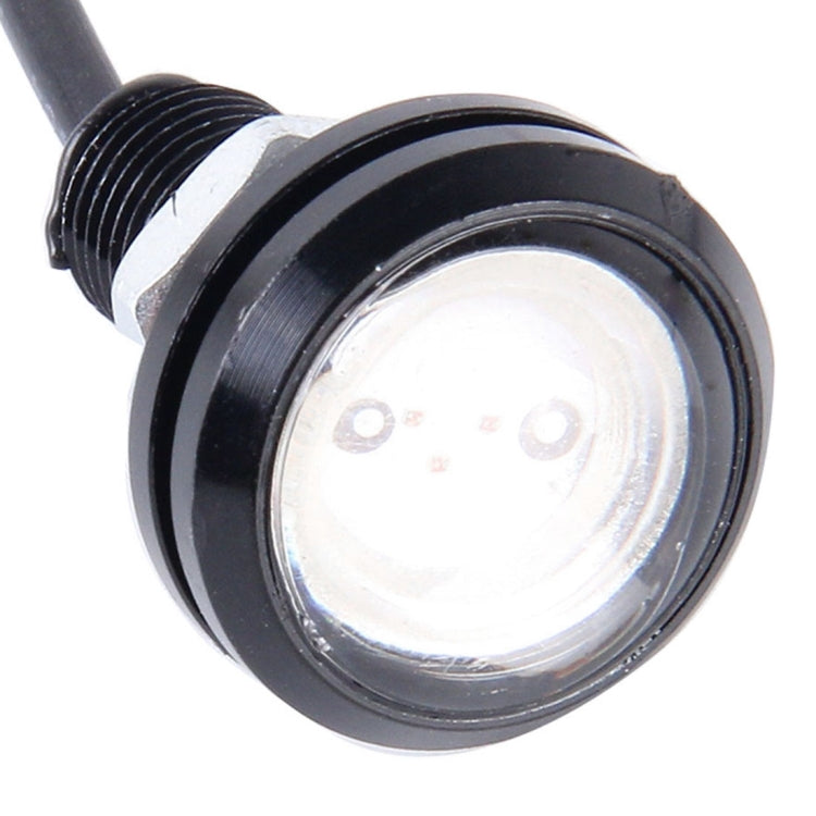2 PCS 2x 3W 120LM Waterproof Eagle Eye light  White LED Light for Vehicles, Cable Length: 60cm(Red) - Eagle Eye Lamps by PMC TechLife | Online Shopping South Africa | PMC TechLife | Buy Now Pay Later Mobicred