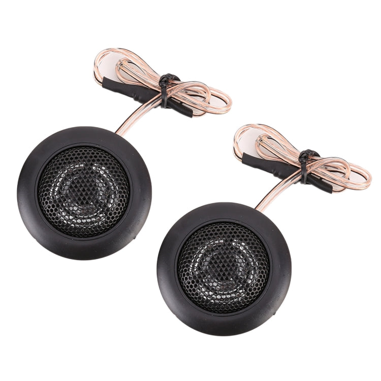 2 PCS 500W High Efficiency Mini Dome Tweeter Speakers for Car Audio System(Black) - Car Amplifiers by PMC Jewellery | Online Shopping South Africa | PMC Jewellery