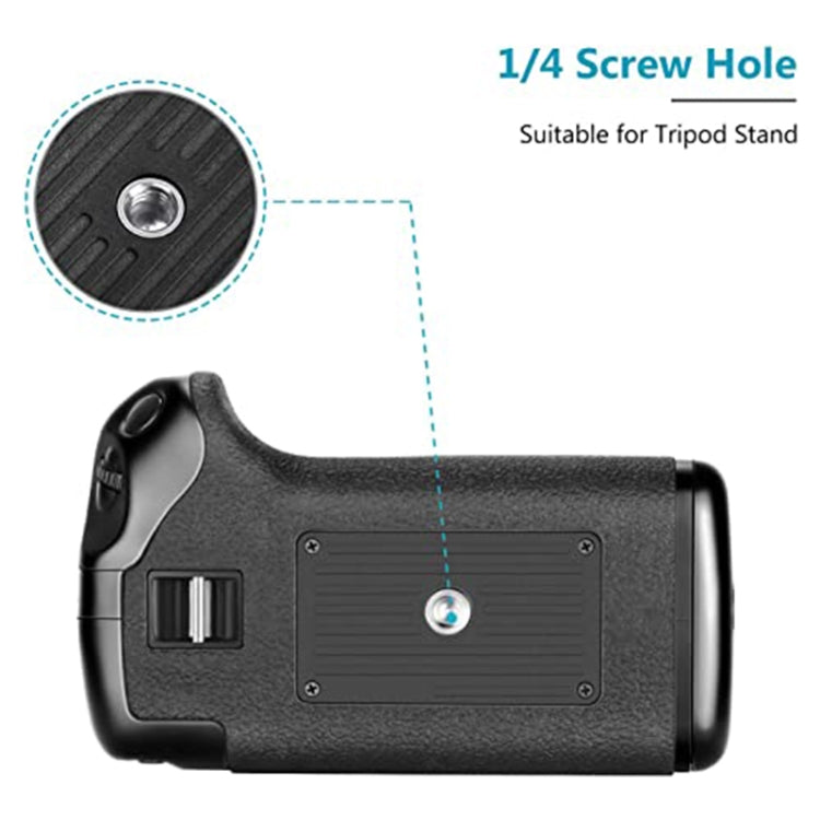 Battery Grip for Canon EOS 550D with Two Battery Holder - free shipping - PMC TechLife - Order now!