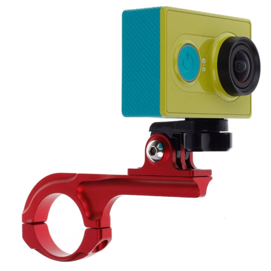 Bicycle Handlebar Holder with Connector Mount for Xiaomi Yi Sport Camera(XM34)(Red) - Bicycle Handlebar Mount by TMC | Online Shopping South Africa | PMC Jewellery | Buy Now Pay Later Mobicred