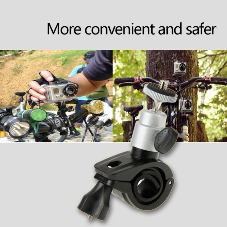 Bicycle Motorcycle Holder Handlebar Mount for GoPro HERO6/ 5 /5 Session /4 /3+ /3 /2 /1 - Bicycle Handlebar Mount by PMC Jewellery | Online Shopping South Africa | PMC Jewellery | Buy Now Pay Later Mobicred