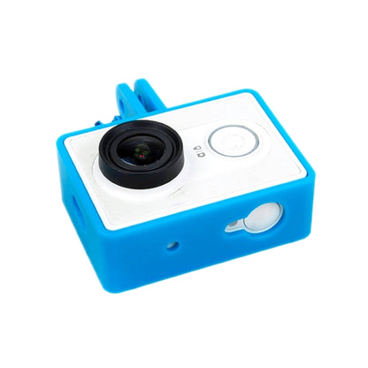TMC Plastic Frame Mount Housing For Xiaomi Yi Sport Camera(HR319-BU)(Blue) - Protective Frame by TMC | Online Shopping South Africa | PMC Jewellery | Buy Now Pay Later Mobicred