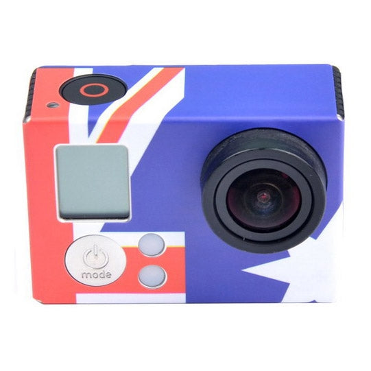 Retro AU Flag Pattern Case Sticker for GoPro HERO3+ /3 - Stickers by PMC TechLife | Online Shopping South Africa | PMC TechLife | Buy Now Pay Later Mobicred