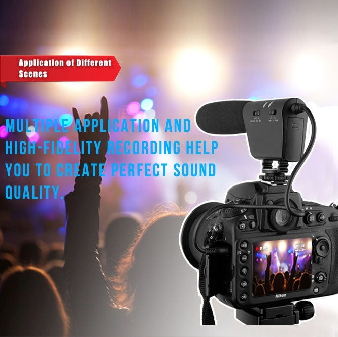 DEBO YS-8 Professional Photography Interview Dedicated Microphone for DSLR & DV Camcorder - free shipping - PMC TechLife - Order now!