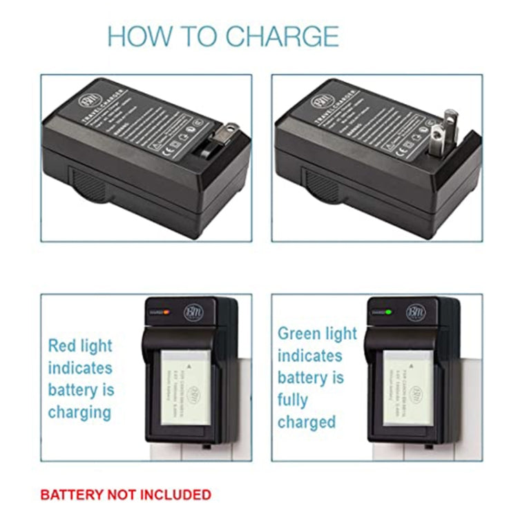 Digital Camera Battery Charger for Panasonic DMW BCE10E/S008E/S26(Black) - free shipping - PMC TechLife - Order now!