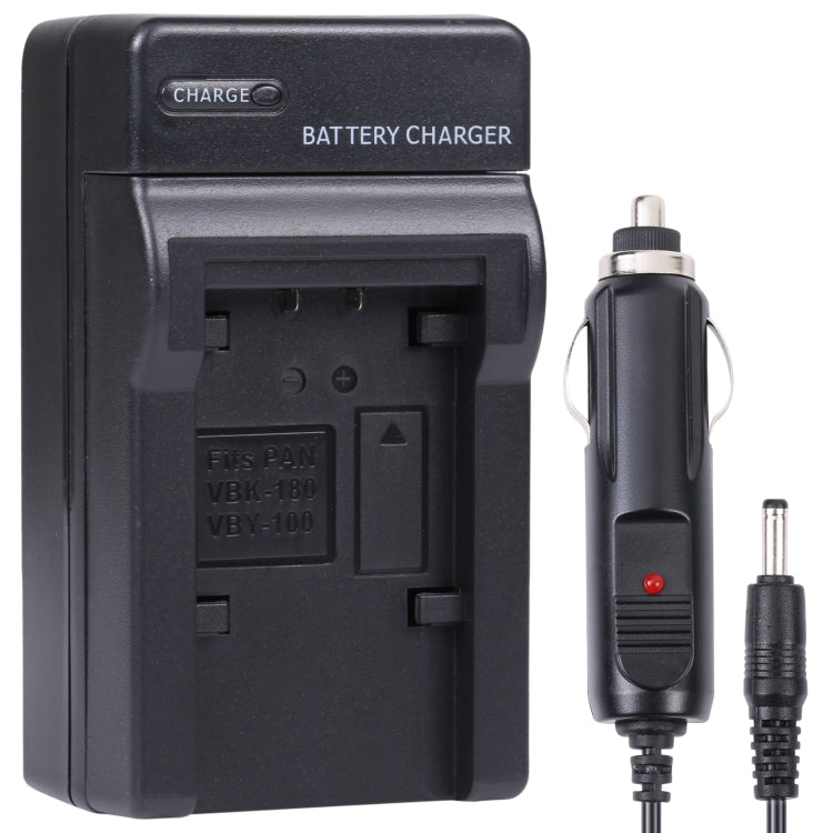 Digital Camera Battery Car Charger for Panasonic VBK180T Lithium Battery(Black) - free shipping - PMC TechLife - Order now!