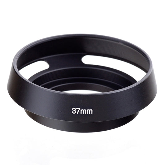 37mm Metal Vented Lens Hood for Leica(Black) - Lens Hood by PMC Jewellery | Online Shopping South Africa | PMC Jewellery
