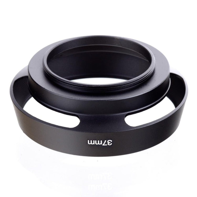 37mm Metal Vented Lens Hood for Leica(Black) - Lens Hood by PMC TechLife | Online Shopping South Africa | PMC TechLife