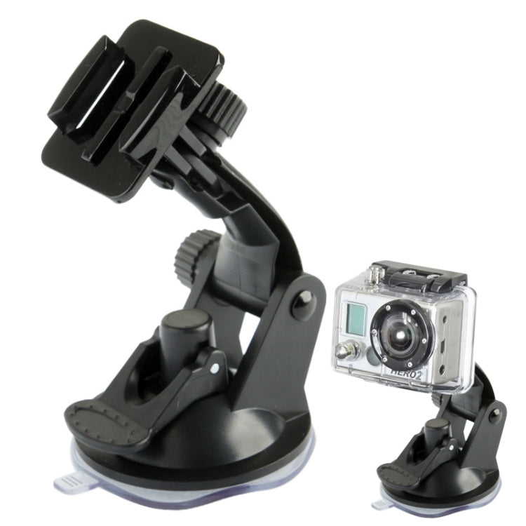 ST-17 Car Mount Dashboard & Windshield Vacuum Suction Cup for GoPro Hero12 Black / Hero11 /10 /9 /8 /7 /6 /5, Insta360 Ace / Ace Pro, DJI Osmo Action 4 and Other Action Cameras(Black) - Holder by PMC Jewellery | Online Shopping South Africa | PMC Jewellery | Buy Now Pay Later Mobicred