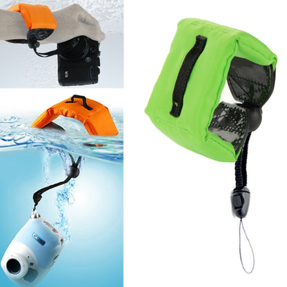 Submersible Floating Bobber Hand Wrist Strap for GoPro Hero12 Black / Hero11 /10 /9 /8 /7 /6 /5, Insta360 Ace / Ace Pro, DJI Osmo Action 4 and Other Action Cameras(Green) - Floaty Sponge by PMC Jewellery | Online Shopping South Africa | PMC Jewellery | Buy Now Pay Later Mobicred