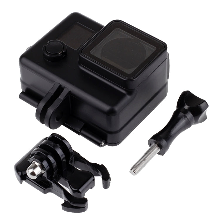 Black Edition Waterproof Housing Protective Case with Buckle Basic Mount for GoPro HERO4 /3+,  Waterproof Depth: 10m(Black) - Waterproof Cases by PMC TechLife | Online Shopping South Africa | PMC TechLife | Buy Now Pay Later Mobicred