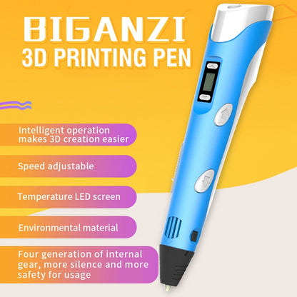 Hand-held 3D Printing Pen, EU Plug(Pink) - 3D Printer by PMC Jewellery | Online Shopping South Africa | PMC Jewellery | Buy Now Pay Later Mobicred