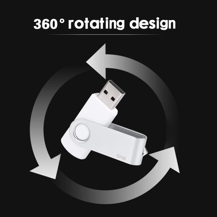 32GB Twister USB 2.0 Flash Disk(White) - USB Flash Drives by PMc TechLife | Online Shopping South Africa | PMc TechLife | Buy Now Pay Later Mobicred