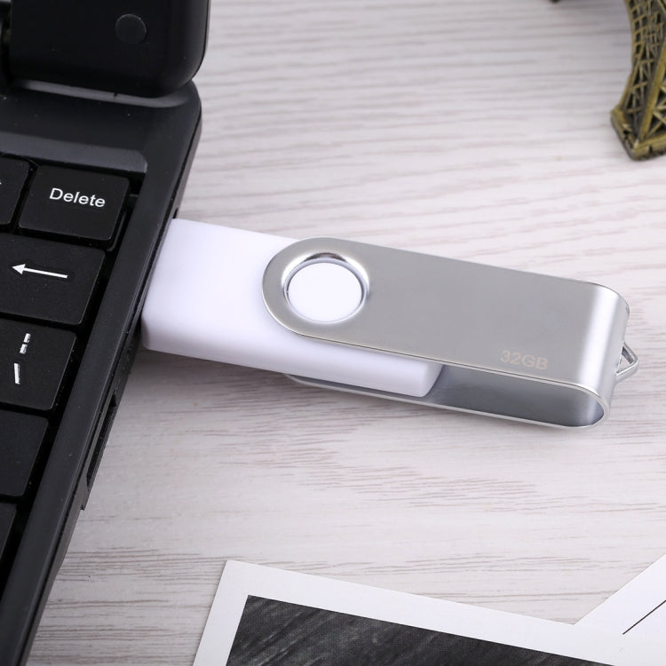 32GB Twister USB 2.0 Flash Disk(White) - USB Flash Drives by PMc TechLife | Online Shopping South Africa | PMc TechLife | Buy Now Pay Later Mobicred