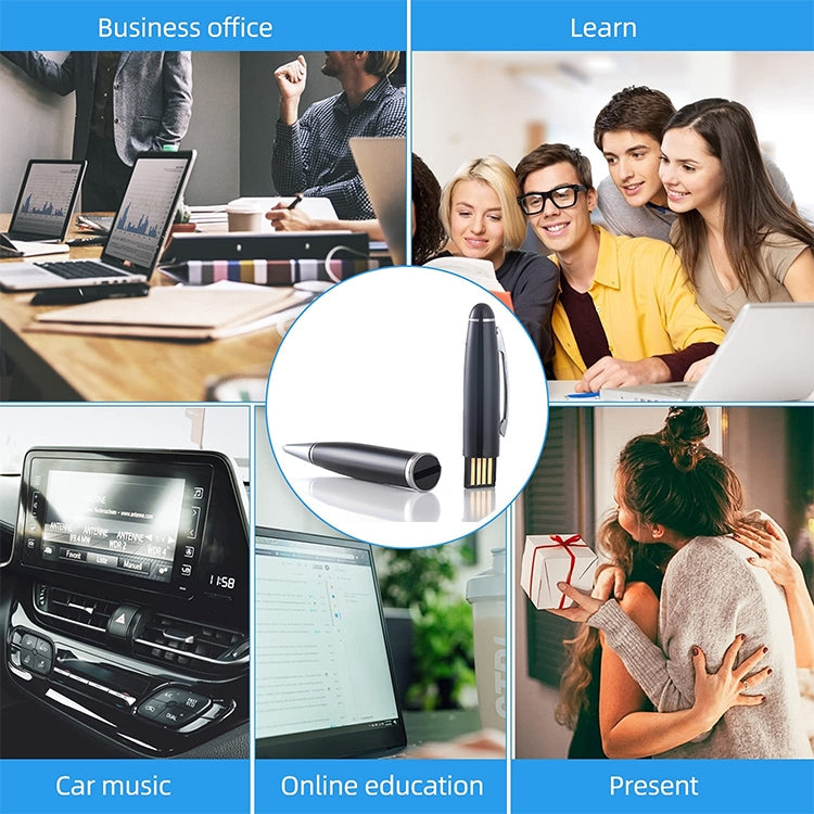 2 in 1 Pen Style USB Flash Disk, Silver (32GB)(Silver) - USB Flash Drives by PMC TechLife | Online Shopping South Africa | PMC TechLife | Buy Now Pay Later Mobicred