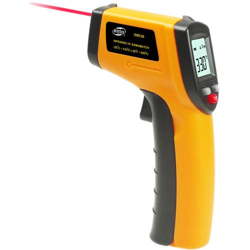 BENETECH GM320 Digital Infrared Thermometer Range: -50 - 400 Degree C - free shipping - PMC TechLife - Order now!