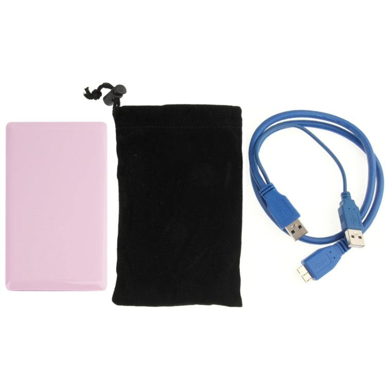 High Speed 2.5 inch HDD SATA & IDE External Case, Support USB 3.0(Pink) - HDD Enclosure by PMC Jewellery | Online Shopping South Africa | PMC Jewellery | Buy Now Pay Later Mobicred