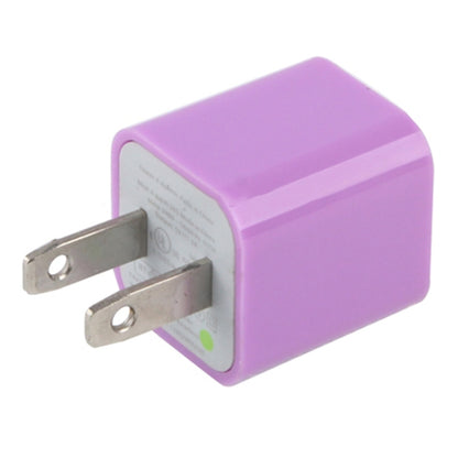 US Plug USB Charger(Purple) - USB Charger by PMC Jewellery | Online Shopping South Africa | PMC Jewellery | Buy Now Pay Later Mobicred