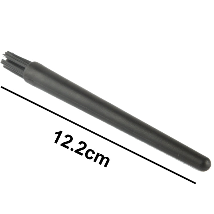 Electronic Component 7 Beam Round Handle Antistatic Cleaning Brush, Length: 12.2cm(Black) - free shipping - PMC TechLife - Order now!