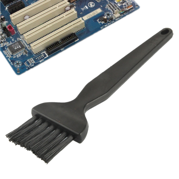 Electronic Component 7 Beam Flat Handle Antistatic Cleaning Brush, Length: 14cm(Black) - free shipping - PMC TechLife - Order now!