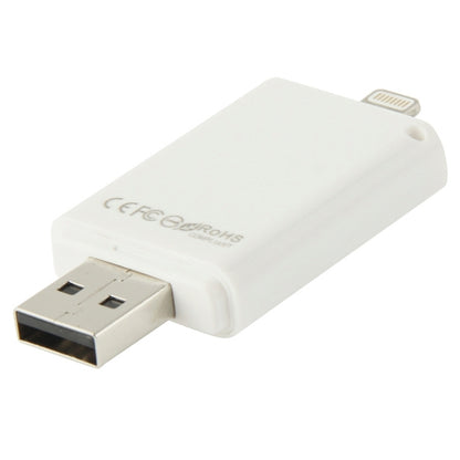 32GB i-Flash Driver HD U Disk USB Drive Memory Stick for iPhone / iPad / iPod touch(White) - U Disk & Card Reader by PMC Jewellery | Online Shopping South Africa | PMC Jewellery | Buy Now Pay Later Mobicred