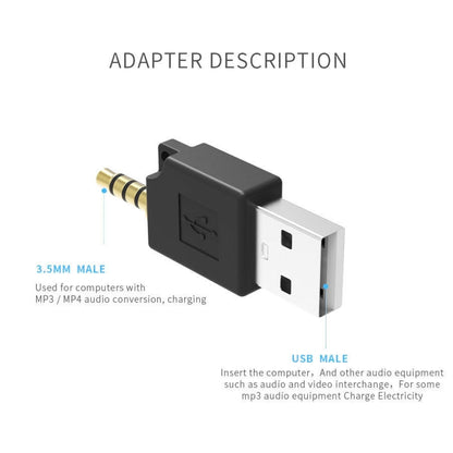 For iPod shuffle 3rd / 2nd USB Data Dock Charger Adapter, Length: 4.6cm(Magenta) - Converter & Adapter by PMC Jewellery | Online Shopping South Africa | PMC Jewellery | Buy Now Pay Later Mobicred