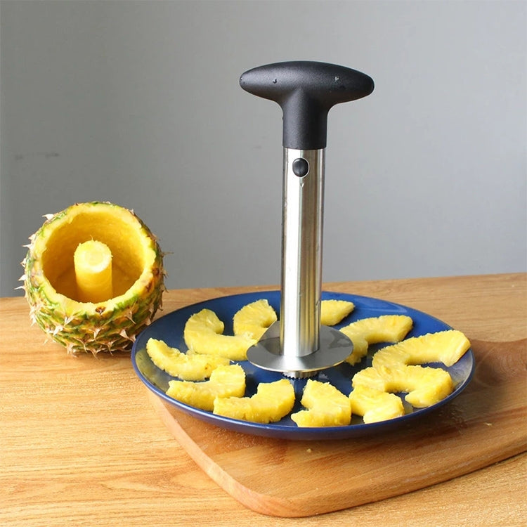 Pineapple Corer Slicer(Silver) - Cutter & Peeler by PMC TechLife | Online Shopping South Africa | PMC TechLife | Buy Now Pay Later Mobicred