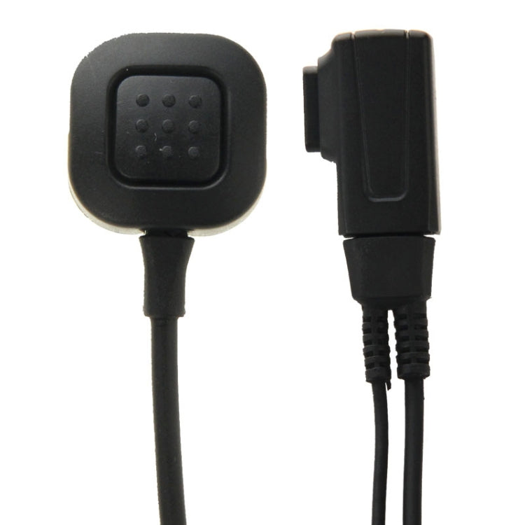 Handheld Transceiver Earpiece Headset for Walkie Talkies, 3.5mm + 2.5mm Plug(Black) - Microphones & Headsets by PMC TechLife | Online Shopping South Africa | PMC TechLife | Buy Now Pay Later Mobicred