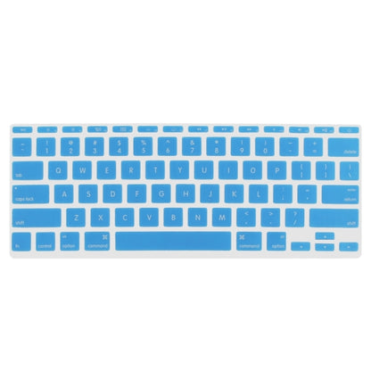 ENKAY for MacBook Air 11.6 inch (US Version) / A1370 / A1465 4 in 1 Crystal Hard Shell Plastic Protective Case with Screen Protector & Keyboard Guard & Anti-dust Plugs(Blue) - MacBook Air Cases by ENKAY | Online Shopping South Africa | PMC Jewellery | Buy Now Pay Later Mobicred