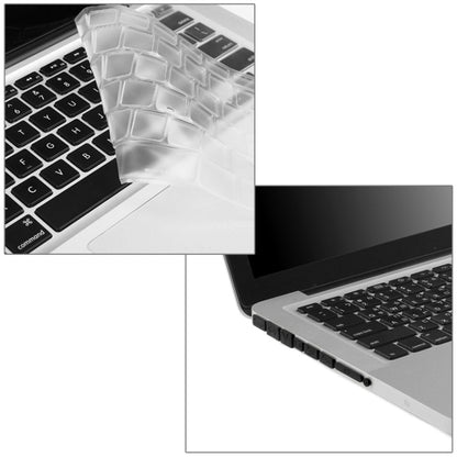 ENKAY for Macbook Pro 15.4 inch (US Version) / A1286 Hat-Prince 3 in 1 Crystal Hard Shell Plastic Protective Case with Keyboard Guard & Port Dust Plug(Orange) - MacBook Pro Cases by ENKAY | Online Shopping South Africa | PMC Jewellery | Buy Now Pay Later Mobicred