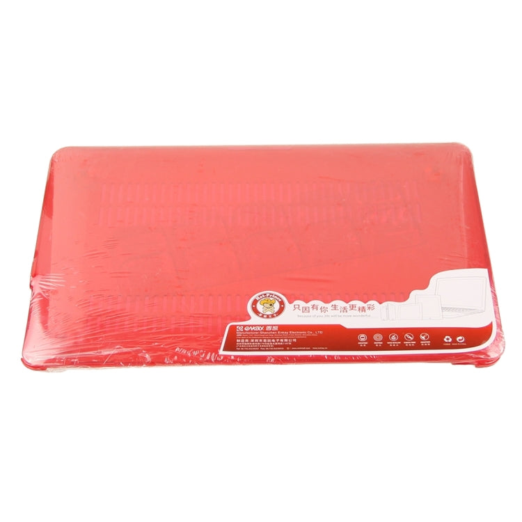 ENKAY for Macbook Pro 15.4 inch (US Version) / A1286 Hat-Prince 3 in 1 Crystal Hard Shell Plastic Protective Case with Keyboard Guard & Port Dust Plug(Red) - MacBook Pro Cases by ENKAY | Online Shopping South Africa | PMC Jewellery | Buy Now Pay Later Mobicred