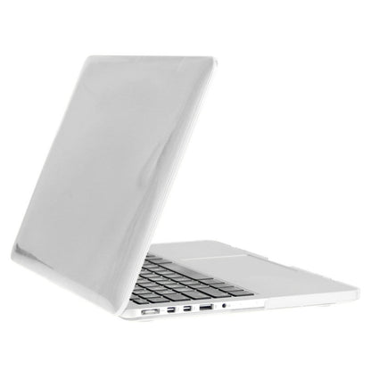 ENKAY for Macbook Pro Retina 15.4 inch (US Version) / A1398 Hat-Prince 3 in 1 Crystal Hard Shell Plastic Protective Case with Keyboard Guard & Port Dust Plug(White) - MacBook Pro Cases by ENKAY | Online Shopping South Africa | PMC Jewellery | Buy Now Pay Later Mobicred