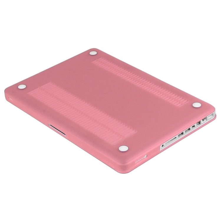 ENKAY for Macbook Pro 13.3 inch (US Version) / A1278 Hat-Prince 3 in 1 Frosted Hard Shell Plastic Protective Case with Keyboard Guard & Port Dust Plug(Pink) - MacBook Pro Cases by ENKAY | Online Shopping South Africa | PMC Jewellery | Buy Now Pay Later Mobicred