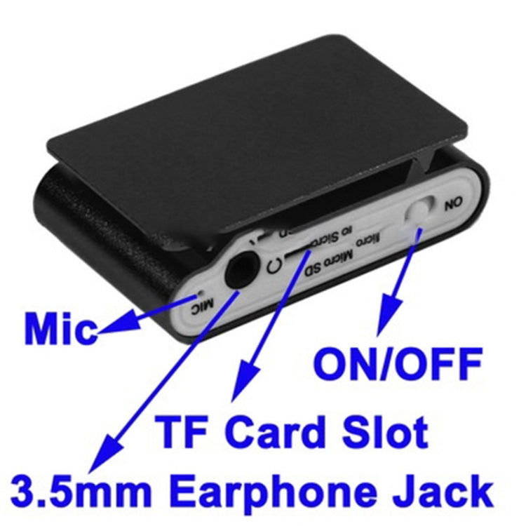 TF / Micro SD Card Slot MP3 Player with LCD Screen, Metal Clip(Black) - free shipping - PMC TechLife - Order now!