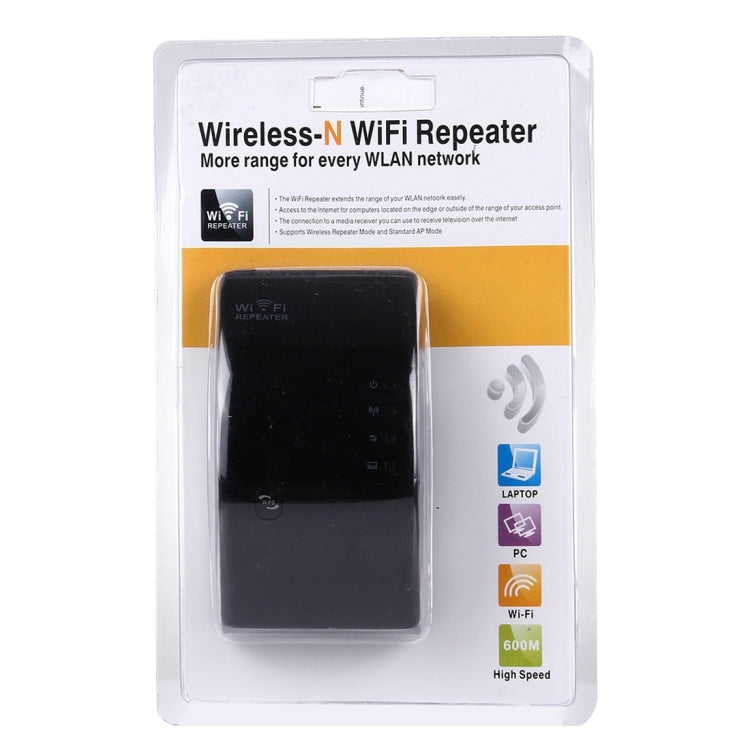 300Mbps Wireless-N WIFI 802.11n Repeater Range Expander(Black) - Powerline Network Adapters by PMC Jewellery | Online Shopping South Africa | PMC Jewellery | Buy Now Pay Later Mobicred