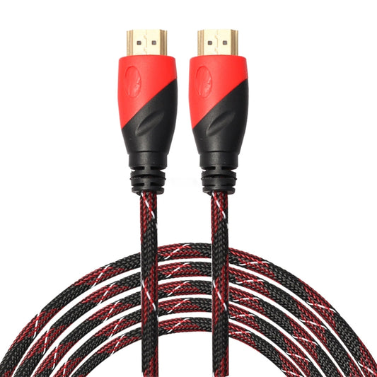 10m HDMI 1.4 Version 1080P Nylon Woven Line Red Black Head HDMI Male to HDMI Male Audio Video Connector Adapter Cable - Cable by PMC Jewellery | Online Shopping South Africa | PMC Jewellery | Buy Now Pay Later Mobicred