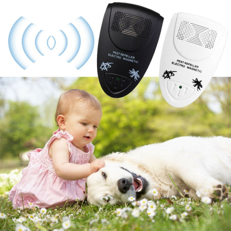 Ultrasonic Pest Repeller Electro Magnetic(White) - Repellents by PMC Jewellery | Online Shopping South Africa | PMC Jewellery | Buy Now Pay Later Mobicred