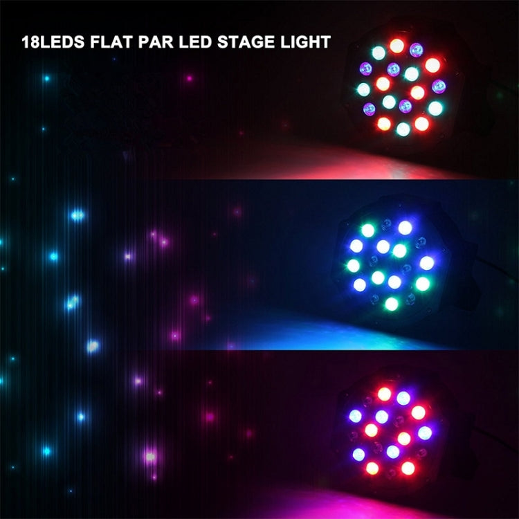 LED-B11  Plastic PAR Light DMX512 10W 18 LED RGB  Stage Light, Master / Slave Control / Auto Run Mode - Stage Lighting by PMc TechLife | Online Shopping South Africa | PMc TechLife | Buy Now Pay Later Mobicred