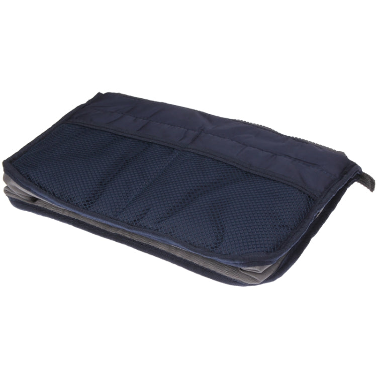 Thicken Portable Multi-function Double Zipper Cosmetic Bag, Storage Bag in Bag (Dark Blue) - Storage Bags by PMC Jewellery | Online Shopping South Africa | PMC Jewellery | Buy Now Pay Later Mobicred