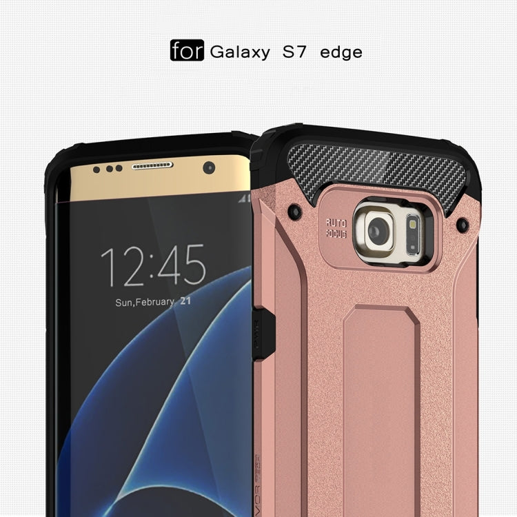 For Galaxy S7 Edge / G935 Tough Armor TPU + PC Combination Case (Rose Gold) - Galaxy Phone Cases by PMC TechLife | Online Shopping South Africa | PMC TechLife