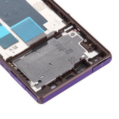 Original Middle Board for Sony L36H(Purple) - Frame Bezel Plate by PMC Jewellery | Online Shopping South Africa | PMC Jewellery | Buy Now Pay Later Mobicred