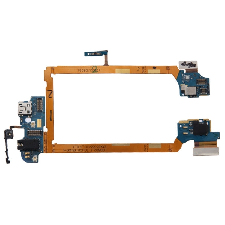 Charging Port Flex Cable for LG G2 / D802 - For LG by PMC TechLife | Online Shopping South Africa | PMC TechLife