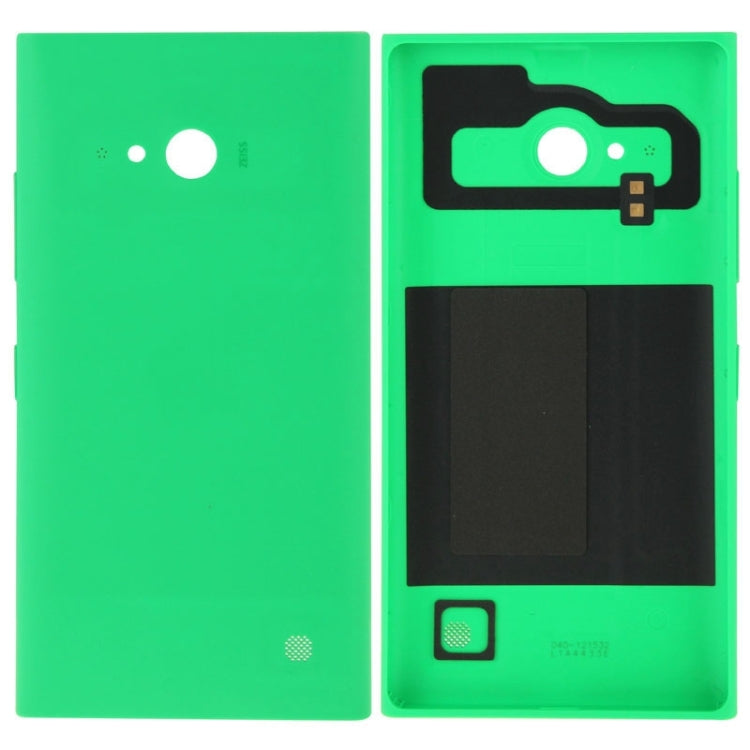 Solid Color Plastic Battery  Back Cover for Nokia Lumia 730(Green) - Back Cover by PMC Jewellery | Online Shopping South Africa | PMC Jewellery