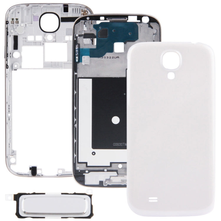 For Galaxy S IV / i9500 Full Housing Faceplate Cover  (White) - Back Cover by PMC Jewellery | Online Shopping South Africa | PMC Jewellery | Buy Now Pay Later Mobicred