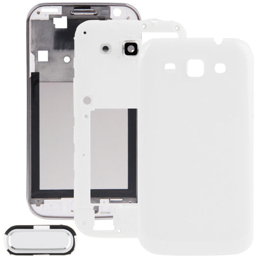For Galaxy Win i8550 / i8552 Full Housing Faceplate Cover  (White) - Back Cover by PMC Jewellery | Online Shopping South Africa | PMC Jewellery | Buy Now Pay Later Mobicred