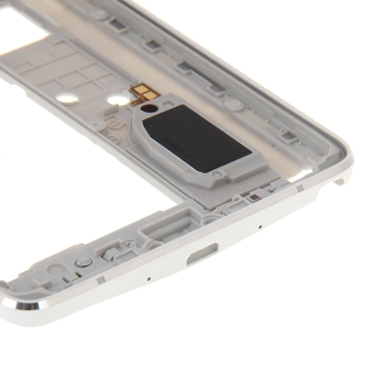 For Galaxy Note 4 / N910F Middle Frame Bezel Back Plate Housing Camera Lens Panel  (White) - Frame Bezel Plate by PMC Jewellery | Online Shopping South Africa | PMC Jewellery | Buy Now Pay Later Mobicred